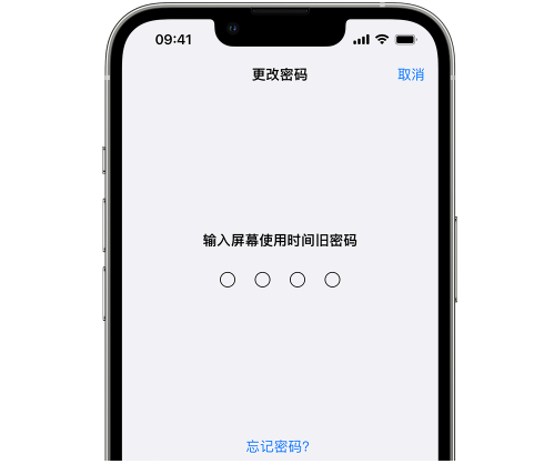 营根镇iPhone屏幕维修分享iPhone屏幕使用时间密码忘记了怎么办 