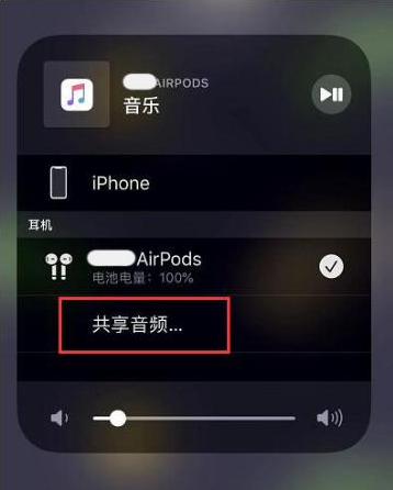 营根镇苹果14音频维修点分享iPhone14音频共享设置方法 