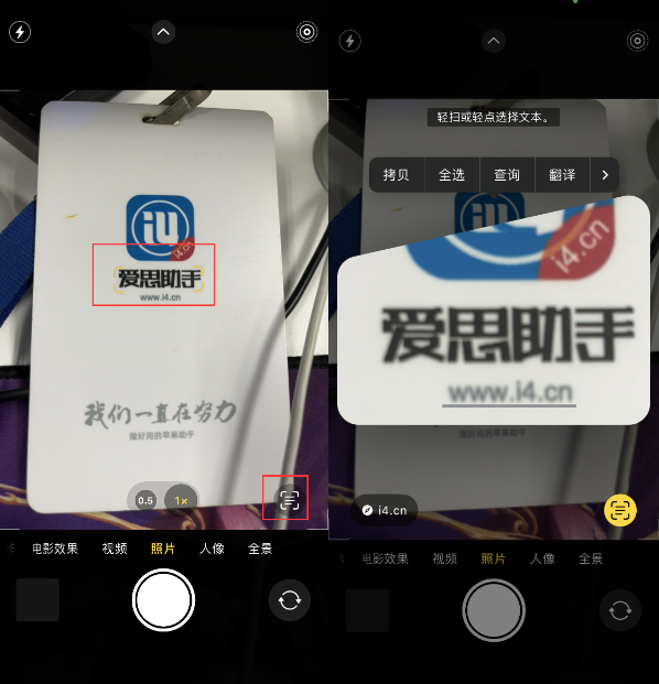 营根镇苹果手机维修分享升级iOS 16后如何通过相机翻译文本 
