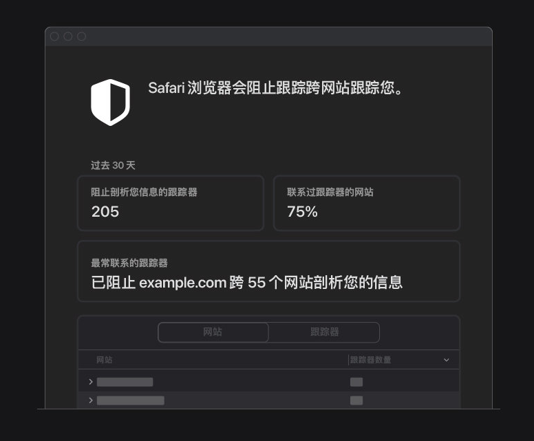 营根镇苹果手机维修分享如何在 Safari 浏览器中查看和打开隐私报告 